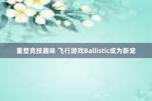 重塑竞技趣味 飞行游戏Ballistic成为新宠